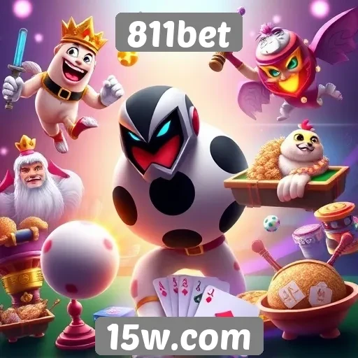 Variedade de jogos disponíveis na 811bet
